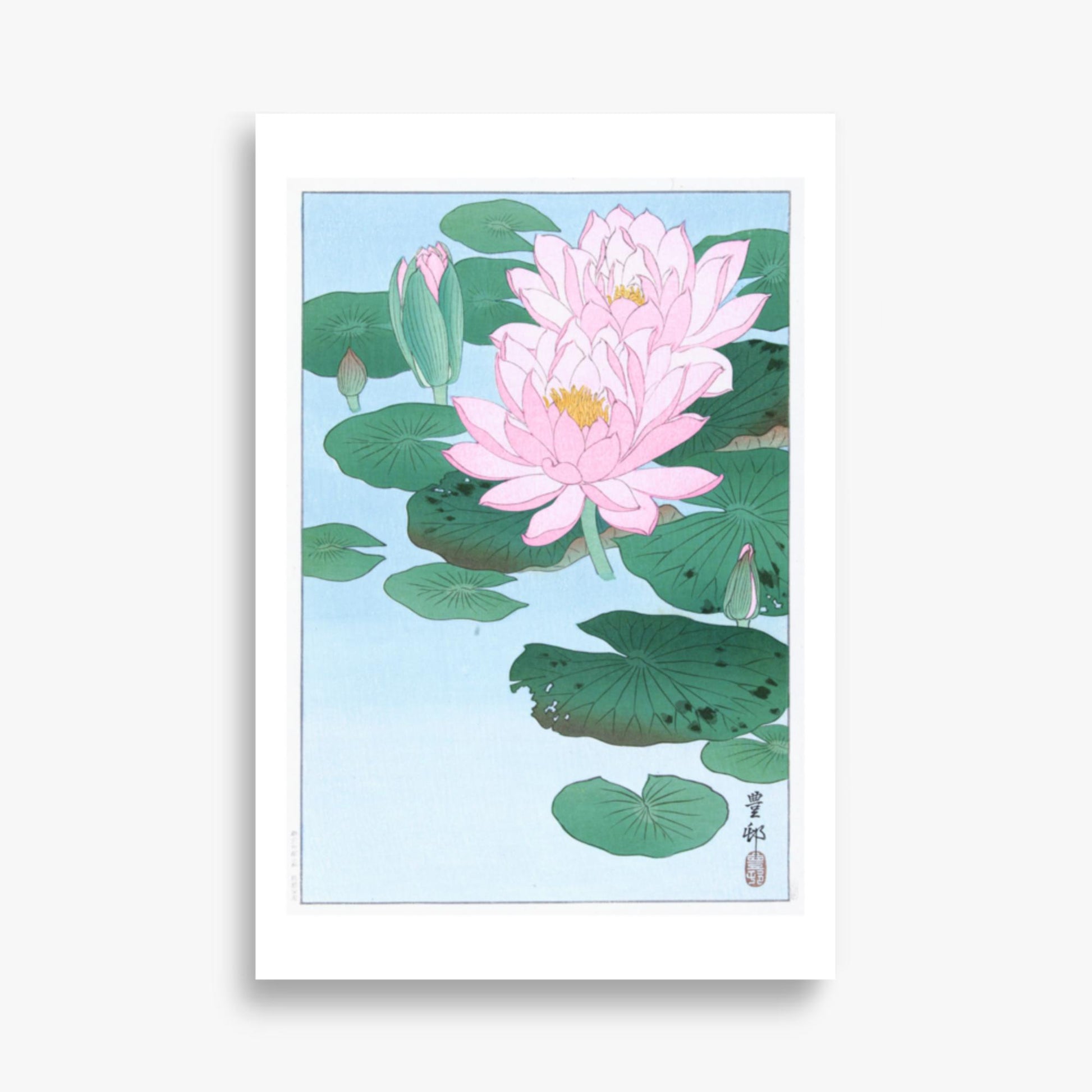 Ohara Koson - Water Lily 61x91 cm Poster