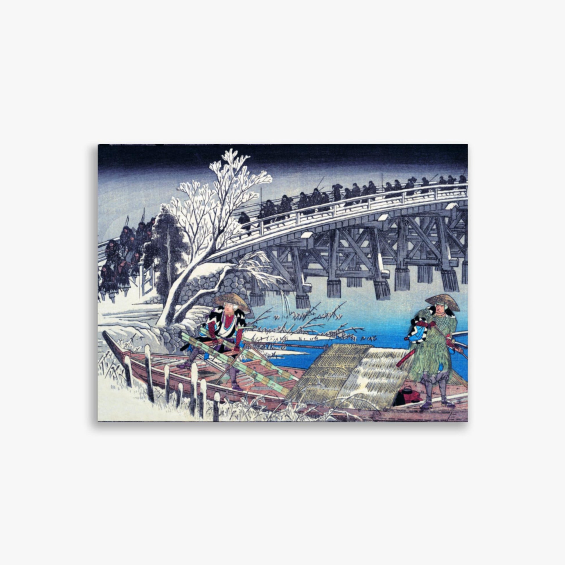 Utagawa Hiroshige - Scene I in Act XI of Chushingura 30x40 cm Poster