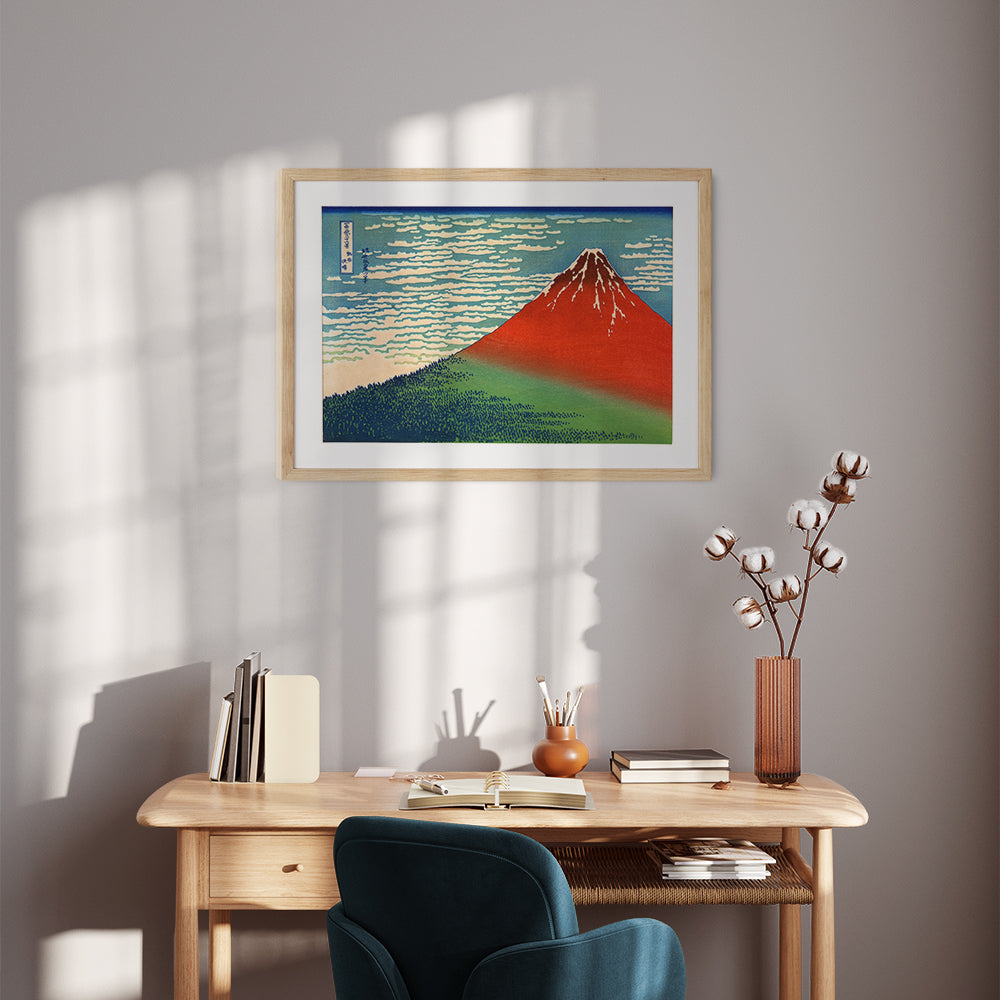 Interior Design Concept: Fine Wind, Clear Morning (Katsushika Hokusai)