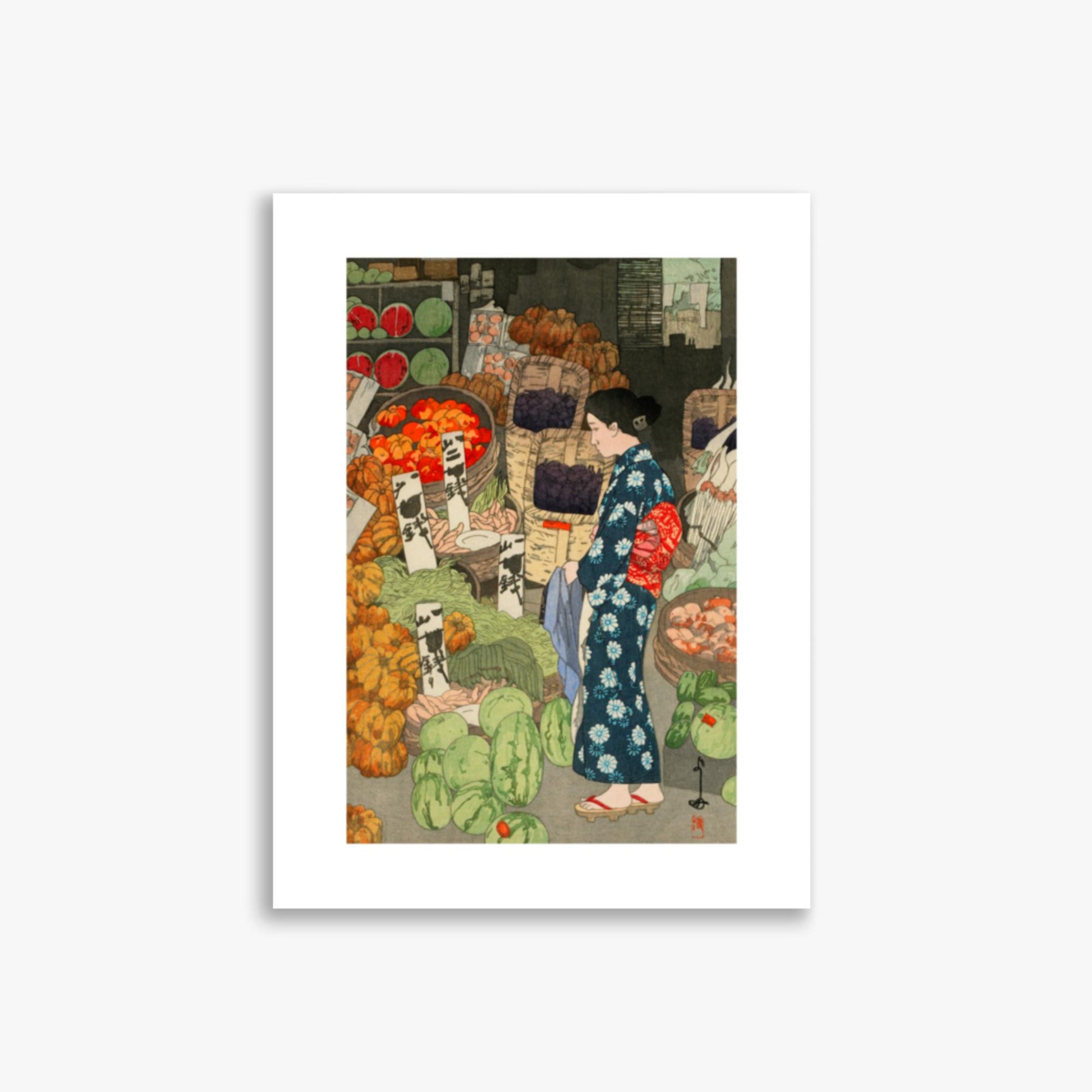 Hiroshi Yoshida: Honest Grocery - 30x40 cm Poster