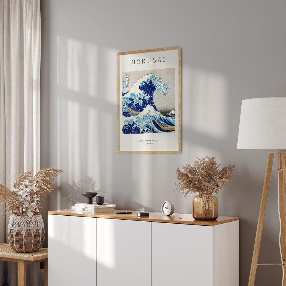 Interior Design Concept: The Great Wave off Kanagawa (Katsushika Hokusai)