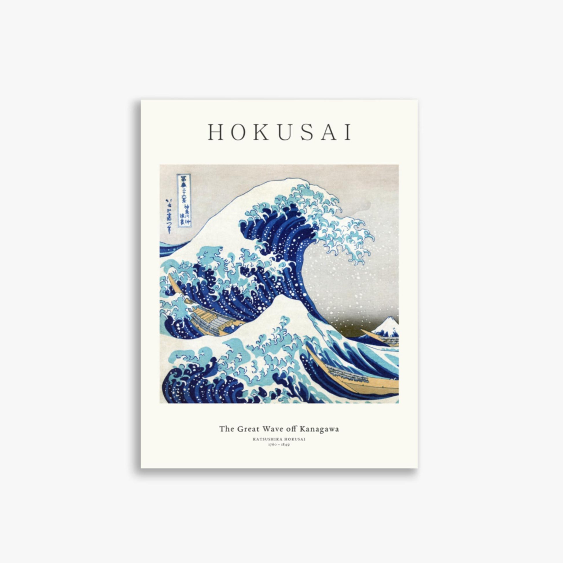 Katsushika Hokusai - The Great Wave off Kanagawa - Decoration 30x40 cm Poster