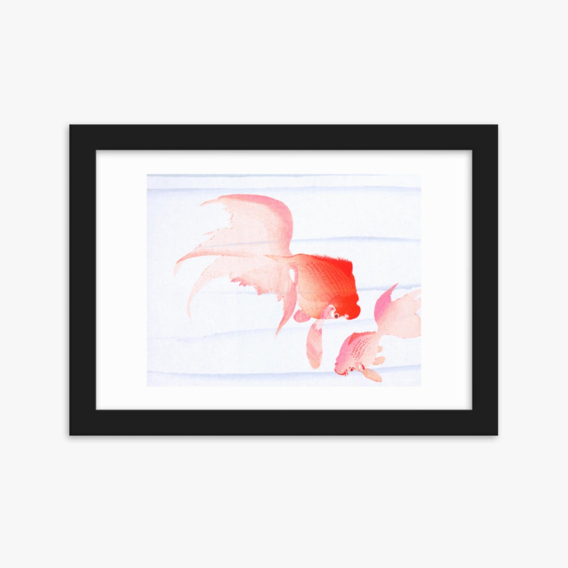 Ohara Koson - Gold Fish 21x30 cm Poster With Black Frame