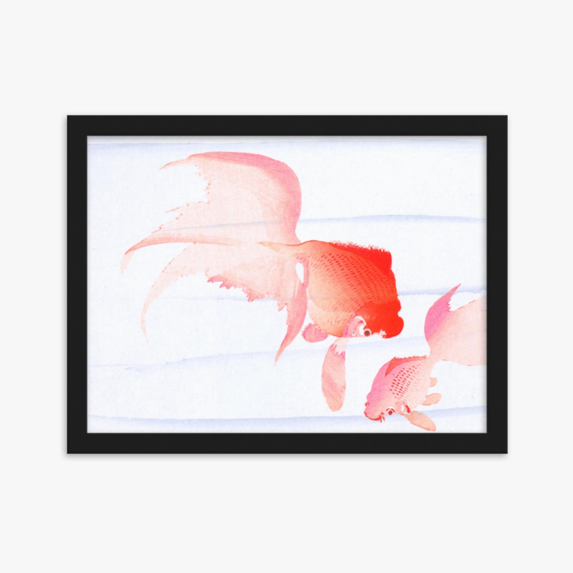 Ohara Koson - Gold Fish 30x40 cm Poster With Black Frame