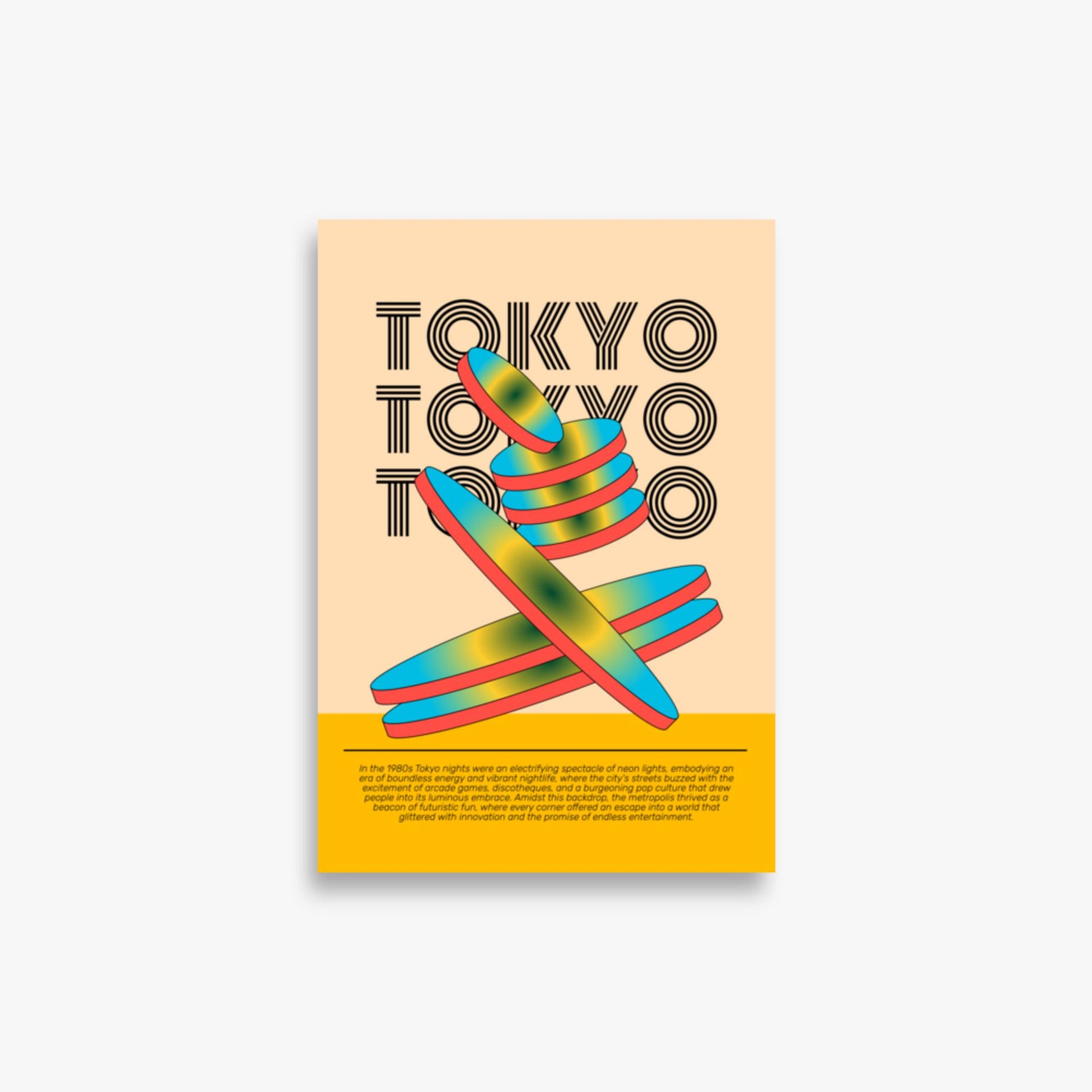 Modern illustration: Tokyo Neon 21x30 cm Poster