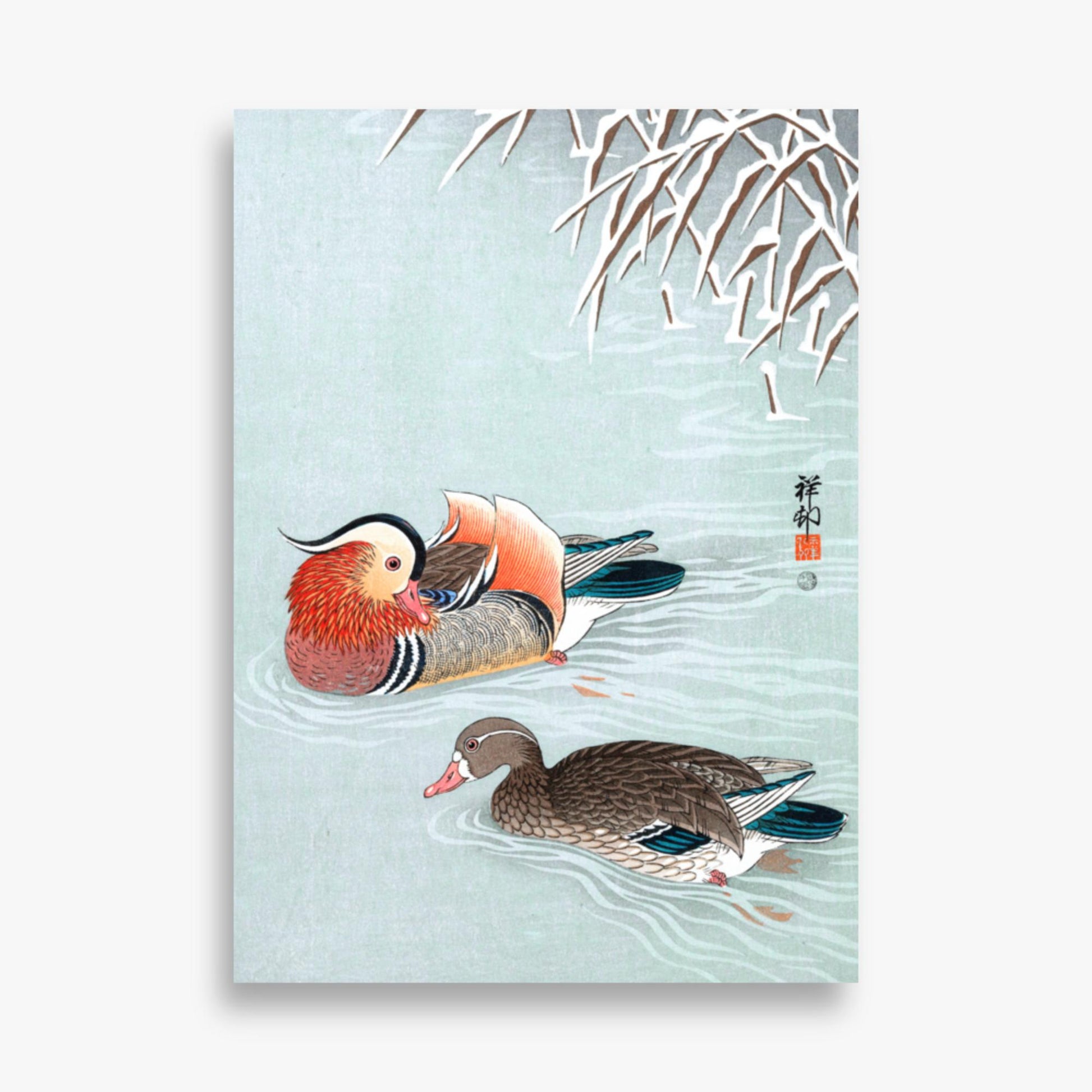 Ohara Koson - Mandarin Ducks 50x70 cm Poster